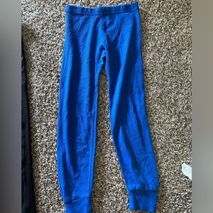 Blue thermal leggings. Size 8 - Girls